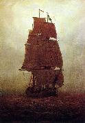 Caspar David Friedrich Segelschiff oil painting reproduction